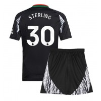 Arsenal Raheem Sterling #30 Vonkajší Detský futbalový dres 2024-25 Krátky Rukáv (+ trenírky)